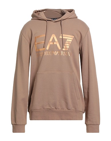 EA7 Hooded track jacket  Sand 100% Cotton