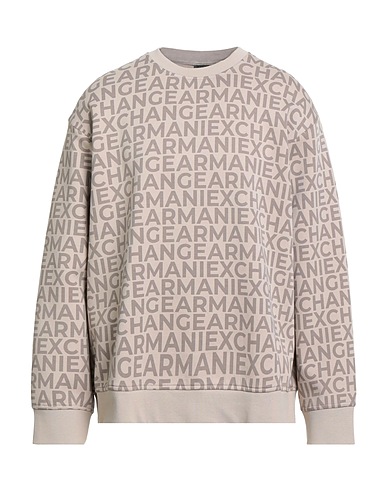 ARMANI EXCHANGE Sweatshirt Beige 100% Cotton