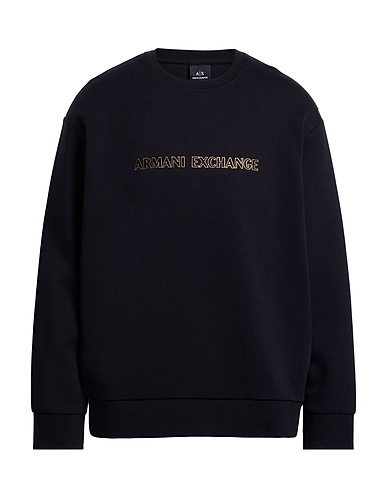 ARMANI EXCHANGE Sweatshirt Black 79% Cotton, 17% Polyester, 4% Elastane
