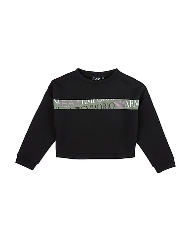 EA7 Sweatshirt Black 89% Cotton, 11% Polyester