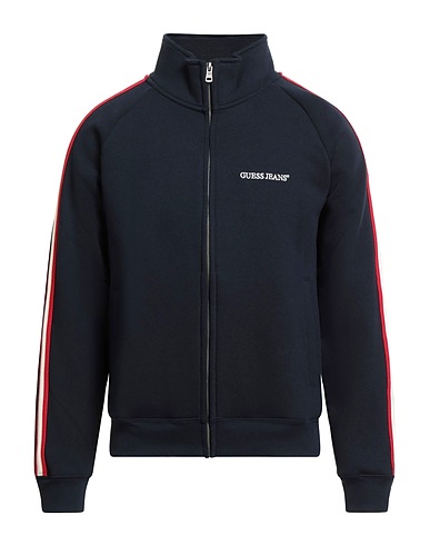 GUESS Sweatshirt JEANS Midnight blue 85% Cotton, 15% Polyester