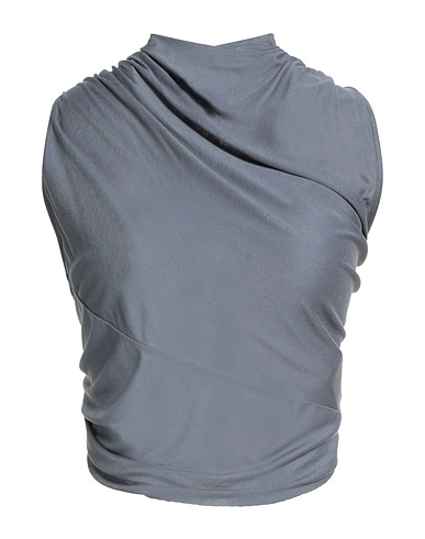 RICK OWENS LILIES Top Grey 78% Viscose, 17% Polyamide, 5% Elastane