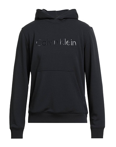 CALVIN KLEIN Hooded track jacket  Black 100% Polyester, Recycled polyester, Elastane