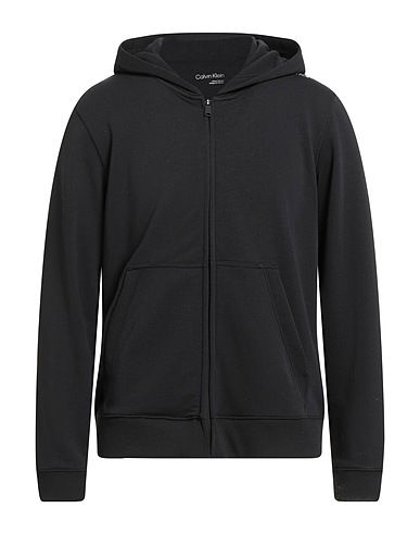CALVIN KLEIN Hooded sweatshirt Black 100% Recycled polyester
