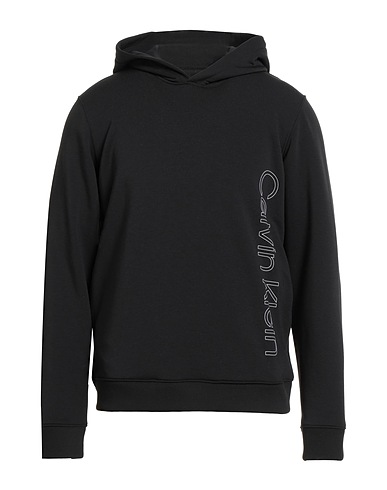 CALVIN KLEIN Hooded track jacket  SPORT Black 100% Recycled polyester