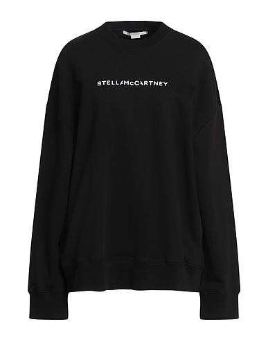STELLA McCARTNEY Sweatshirt Black 100% Cotton, Elastane