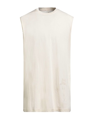 RICK OWENS x CHAMPION T-shirt Ivory 100% Cotton