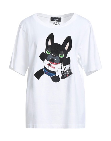 DSQUARED2 Футболка Белый 100% Хлопок