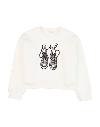 U+É Sweatshirt Weiß 100% Baumwolle
