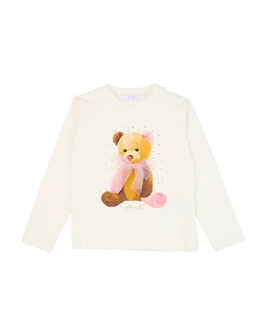 U+É T-shirt Ivory 96% Cotton, 4% Elastane