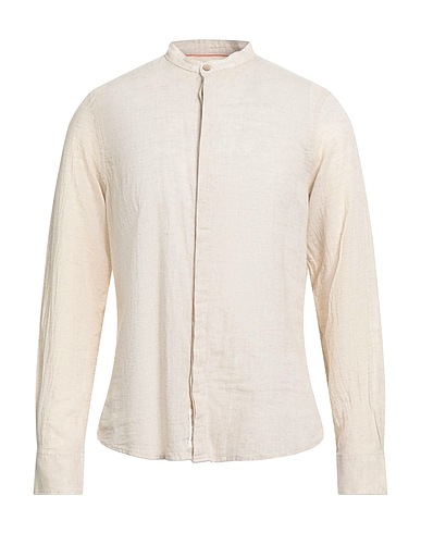 YES ZEE by ESSENZA Linen shirt Beige 55% Linen, 45% Cotton