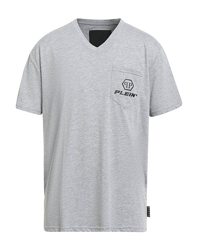 PHILIPP PLEIN T-shirt Grigio 70% Poliestere, 30% Cotone