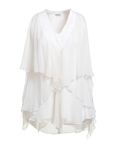 BRUNELLO CUCINELLI Silk top White 100% Silk