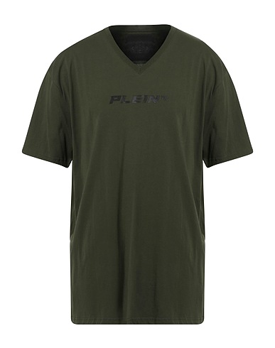 PHILIPP PLEIN T-shirt Military green 100% Cotton