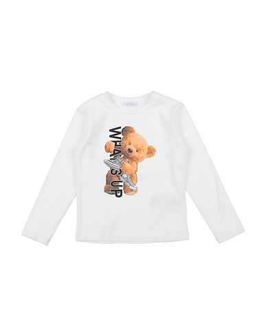 U+É T-shirt White 96% Cotton, 4% Elastane
