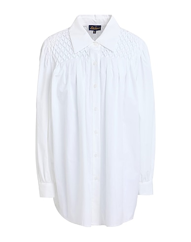 LUISA SPAGNOLI Однотонные рубашки и блузки 100% Хлопок