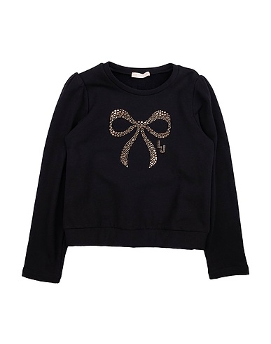 LIU •JO Sweatshirt Schwarz 95% Baumwolle, 5% Elastan