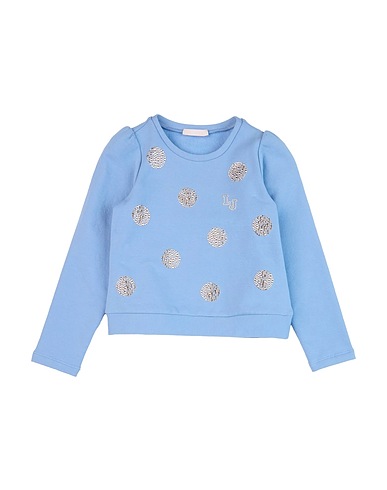LIU •JO Felpa Blu chiaro 95% Cotone, 5% Elastan