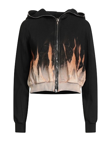 DRKSHDW by RICK OWENS Hooded sweatshirt Black 100% Cotton