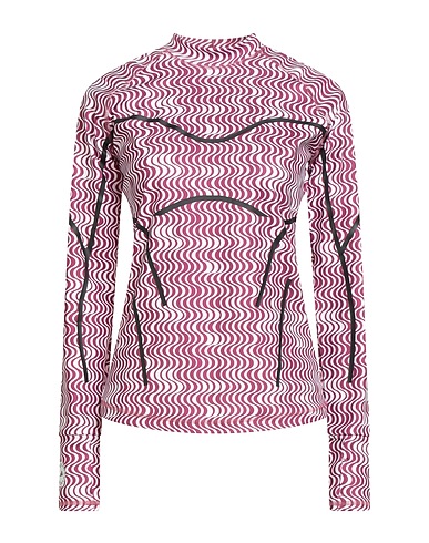 ADIDAS by STELLA McCARTNEY T-shirt Burgundy 79% Recycled polyester, 21% Elastane