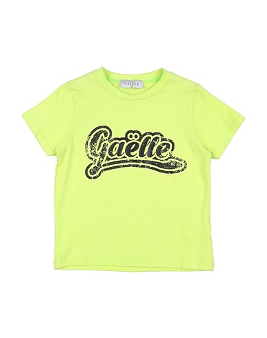 GAëLLE Paris T-shirt Lime green 93% Cotton, 7% Elastane