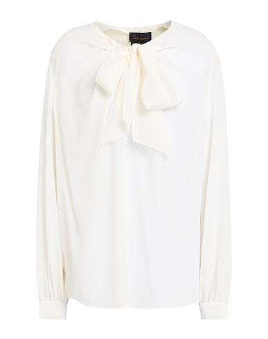 LUISA SPAGNOLI Silk top White 100% Silk