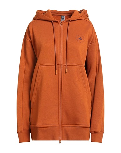ADIDAS by STELLA McCARTNEY Hooded sweatshirt Tan 70% Organic cotton, 30% Recycled polyester, Elastane