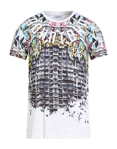 BIKKEMBERGS T-shirt Charcoal 50% Cotton, 50% Modal
