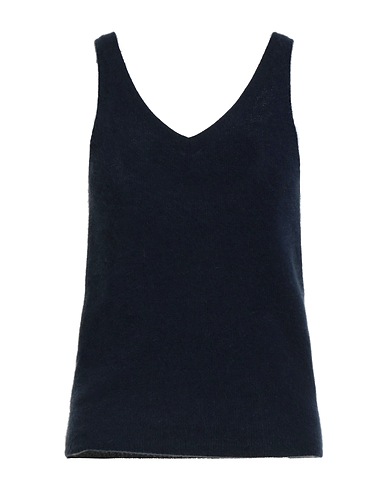 MAJESTIC FILATURES Top Azul marino 80% Lana de Mapache, 20% Nailon