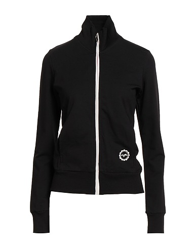 LOTTO Sweatshirt Black 97% Cotton, 3% Elastane