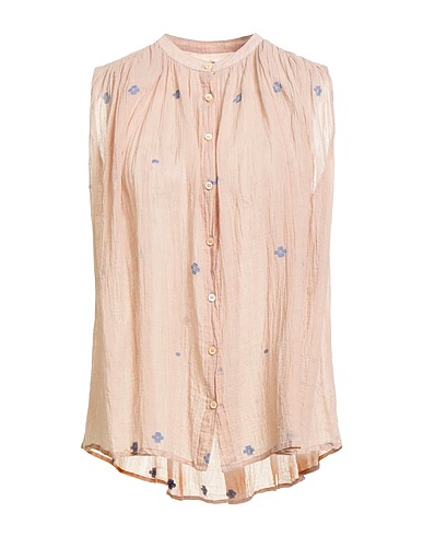 BSBEE Floral shirts & blouses Khaki 100% Cotton