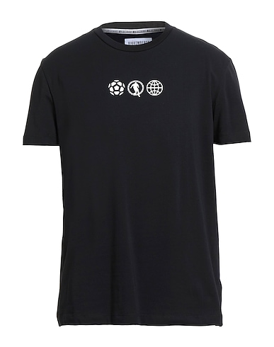 BIKKEMBERGS T-Shirt NERO 95% Baumwolle, 5% Elastan