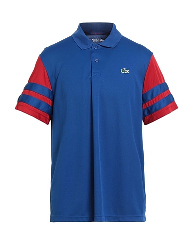 LACOSTE SPORT Polo shirt Blue 100% Polyester