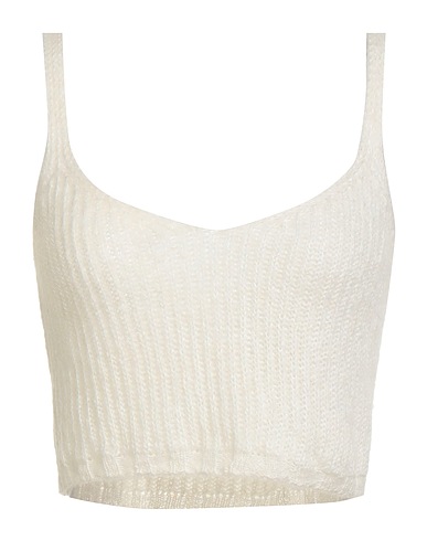 VICOLO Top Bianco 38% Acrilico, 32% Poliammide, 30% Lana mohair