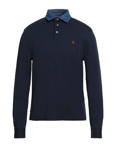 HARMONT & BLAINE Polo shirt BLAINE. Midnight blue 100% Cotton
