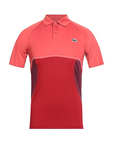 LACOSTE SPORT Polo shirt Rust 92% Polyester, 8% Elastane