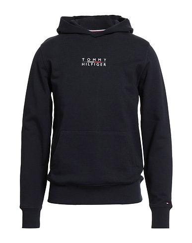 TOMMY HILFIGER Hooded track jacket  Midnight blue 100% Cotton