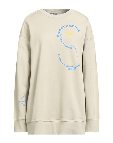 ADIDAS by STELLA McCARTNEY Sweatshirt Sage green 100% Organic cotton, Elastane