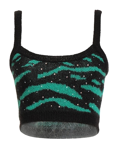 VICOLO Top Emerald green 40% Acrylic, 30% Mohair wool, 30% Polyamide