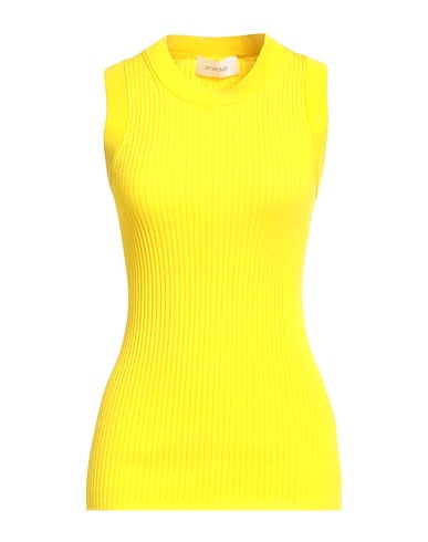 SPORTMAX Canotta Giallo 100% Cotone