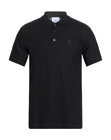 BURBERRY Polo shirt Black 100% Cotton