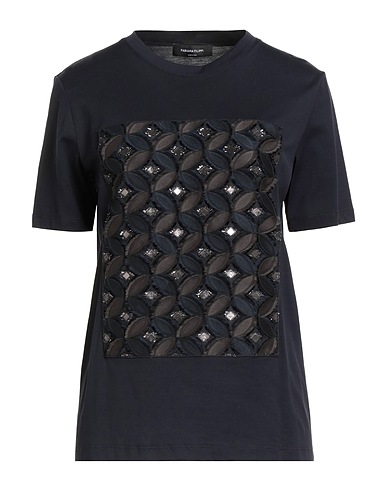 FABIANA FILIPPI T-shirt 100% Cotton, Polyester, Metal