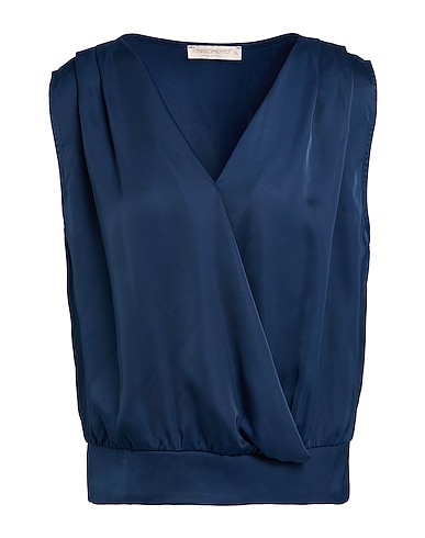 RINASCIMENTO Top Navy blue 97% Polyester, 3% Elastane