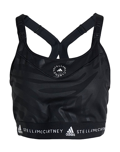 ADIDAS by STELLA McCARTNEY Top Black 79% Recycled polyester, 21% Elastane, Recycled polyamide