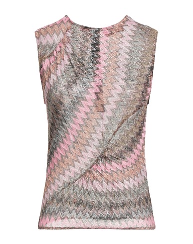 MISSONI Top Antique rose 71% Viscose, 22% Metallic fiber, 7% Polyamide