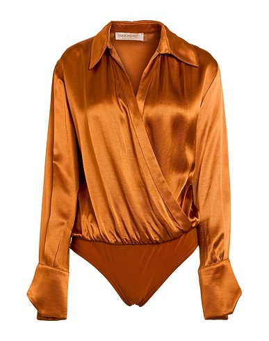 RINASCIMENTO TOPWEAR Mandarino 100% Viscosa, Poliestere, Elastan