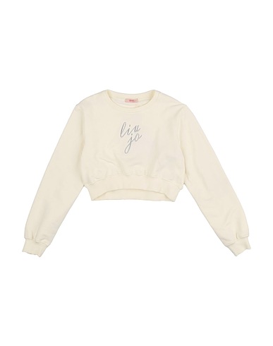 LIU •JO Felpa Off white 95% Cotone, 5% Elastan