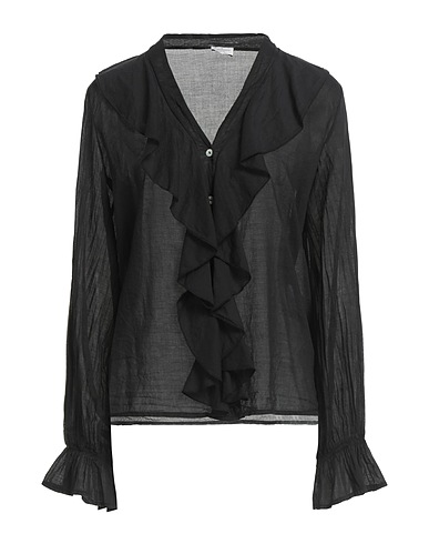 REBEL QUEEN by LIU •JO Solid colour shirts & blouses Black 100% Cotton