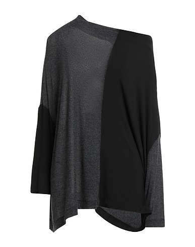 ALESSIA SANTI T-shirt Black 80% Cotton, 20% Polyamide