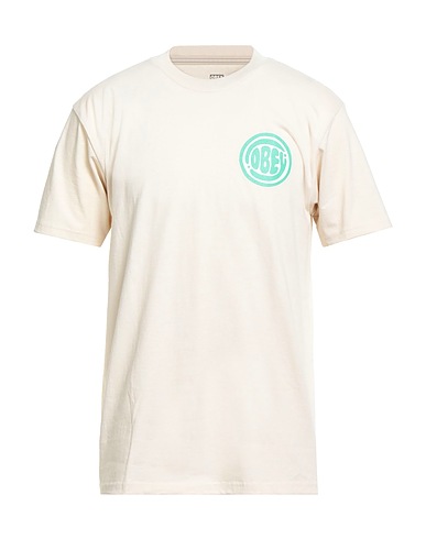 OBEY T-shirt Beige 100% Cotton